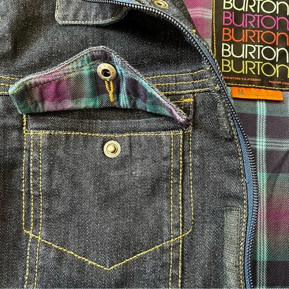 Burton Dryride Denim Jacket with Hood - Picture 4 of 11